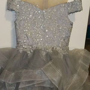 Silver Princess Dress